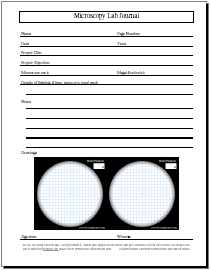 Microscope Lab Journal